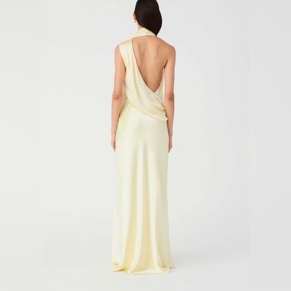 MISHA CONSTANTINA SATIN GOWN - Picture 2 of 5